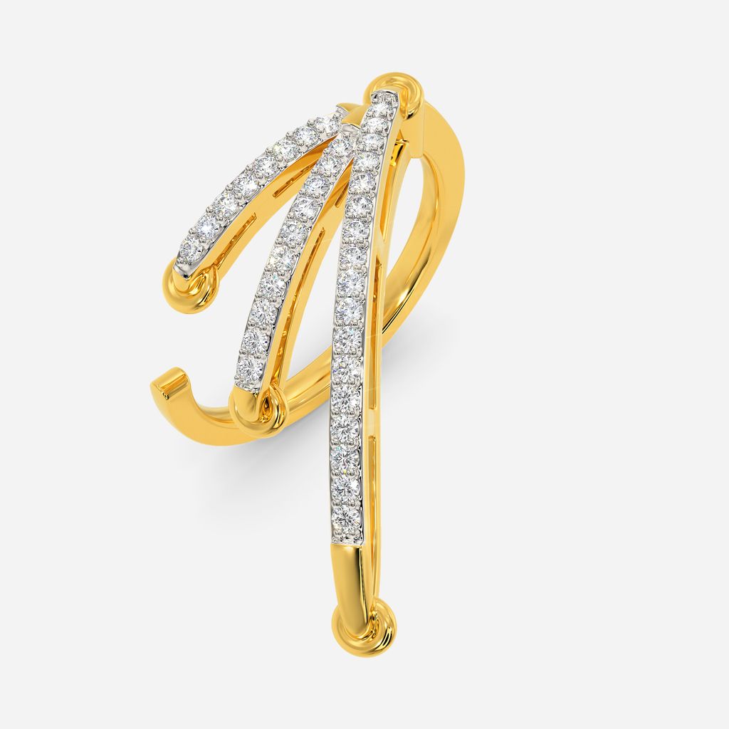 Zippered Lace Diamond Rings