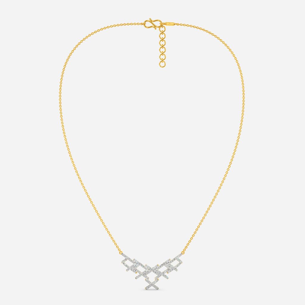 Free flow Lace Diamond Necklaces