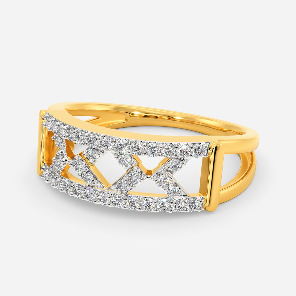 Starburst Lace Diamond Rings