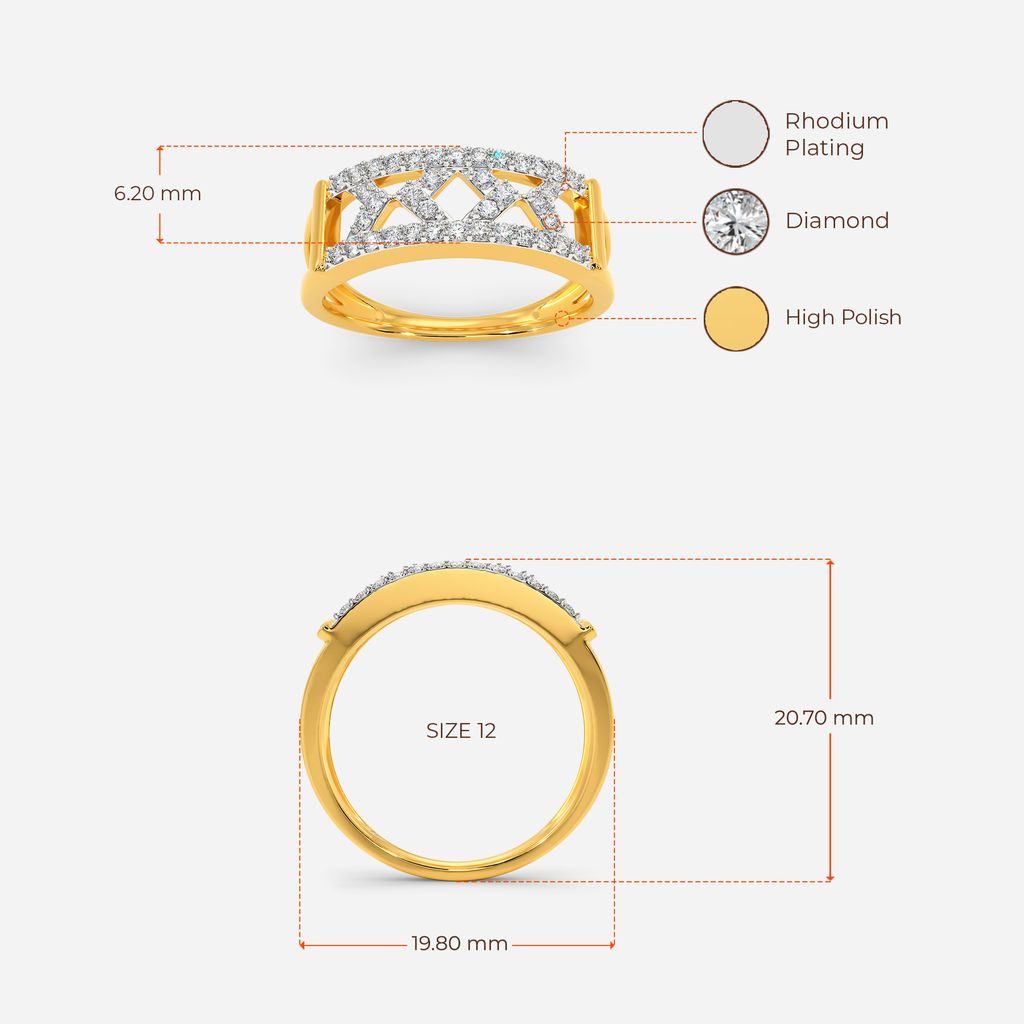 Starburst Lace Diamond Rings