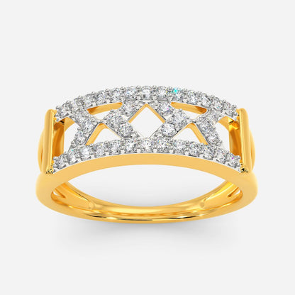 Starburst Lace Diamond Rings