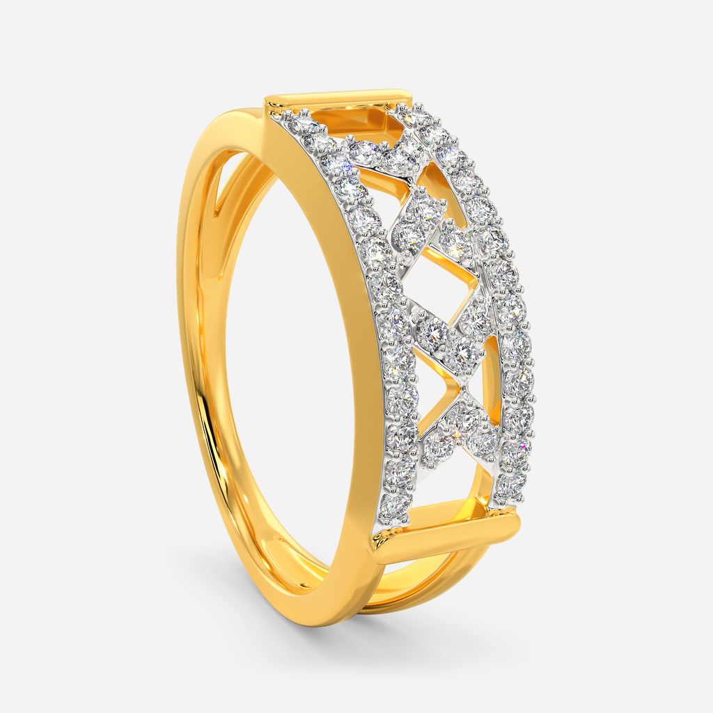 Starburst Lace Diamond Rings