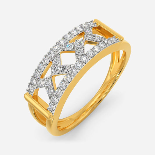 Starburst Lace Diamond Rings