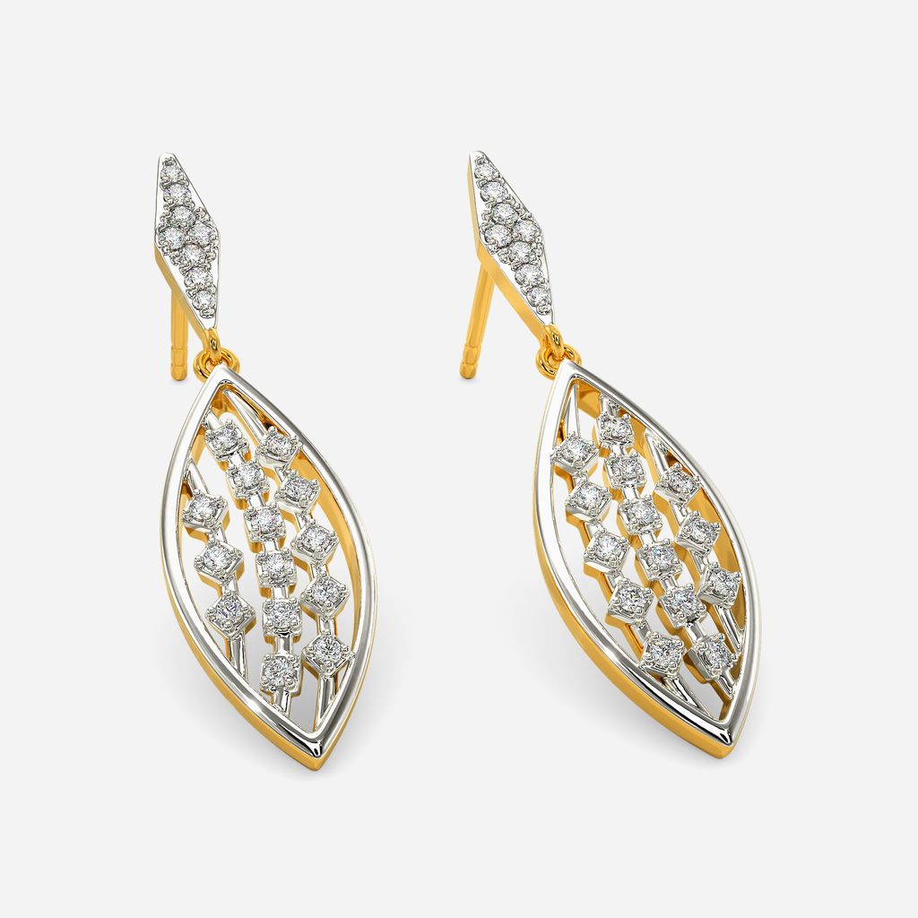 Sassy Stitches Diamond Earrings