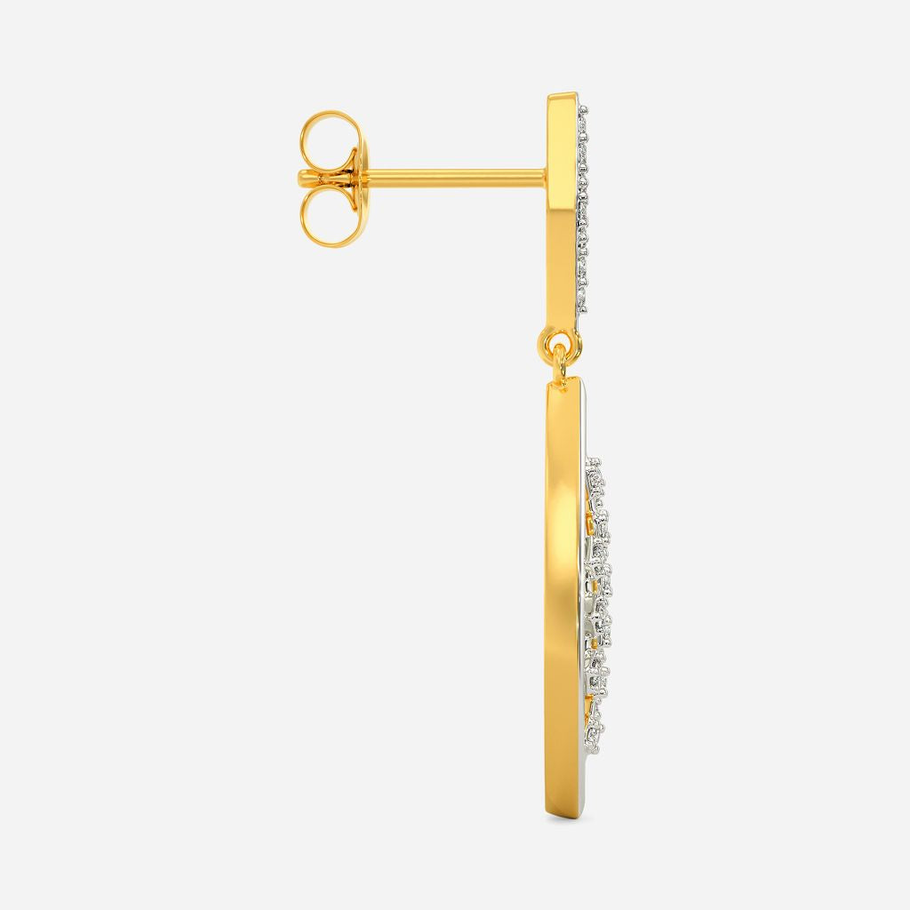 Sassy Stitches Diamond Earrings