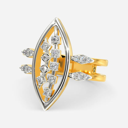 Sassy Stitches Diamond Rings