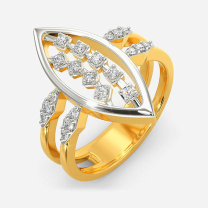 Sassy Stitches Diamond Rings