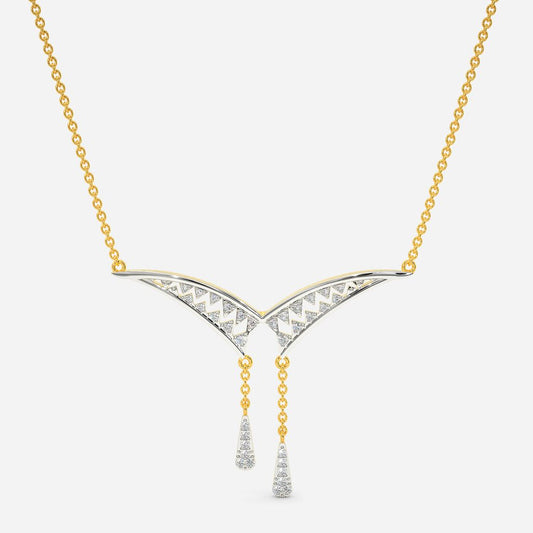 Sassy Stitches Diamond Necklaces