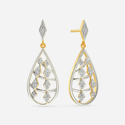 Braids N Knots Diamond Earrings