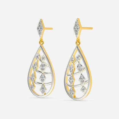 Braids N Knots Diamond Earrings