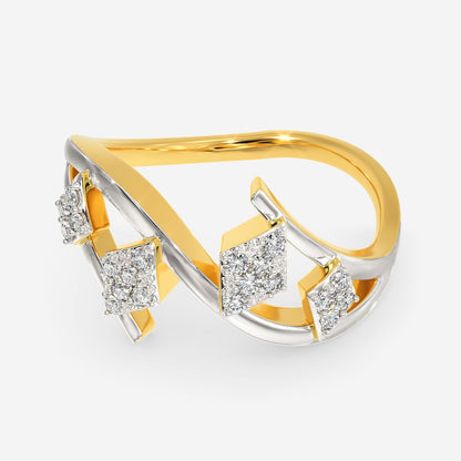 Braids N Knots Diamond Rings