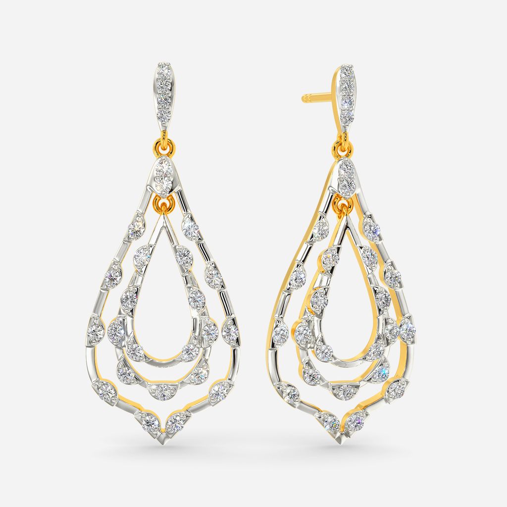 Sashay in Crochet Diamond Earrings