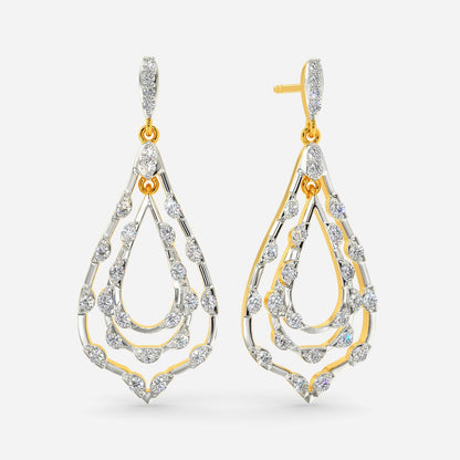 Sashay in Crochet Diamond Earrings