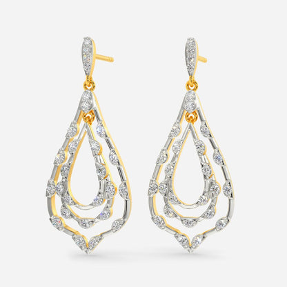 Sashay in Crochet Diamond Earrings