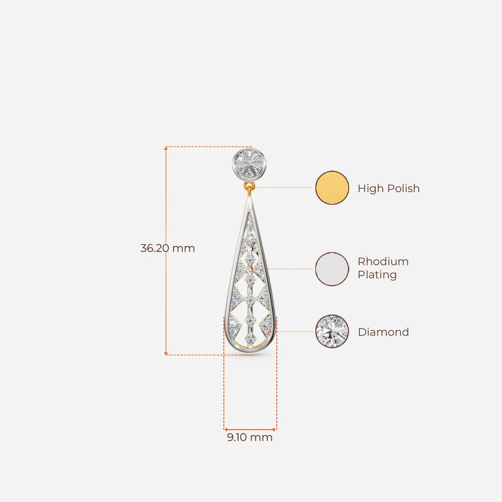Braid Parade Diamond Earrings