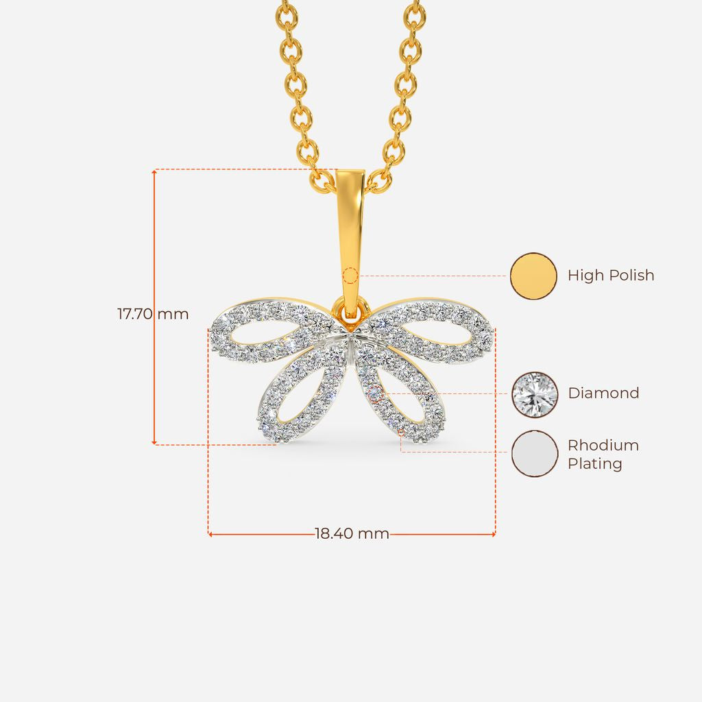 Swayed by Braids Diamond Pendants