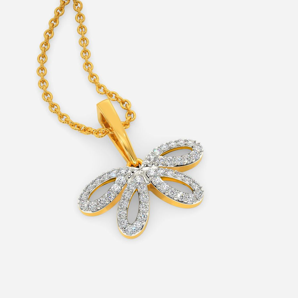 Swayed by Braids Diamond Pendants