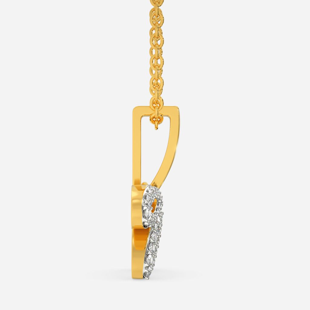 Swayed by Braids Diamond Pendants