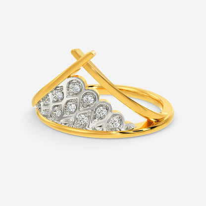 Knits Maze Diamond Rings