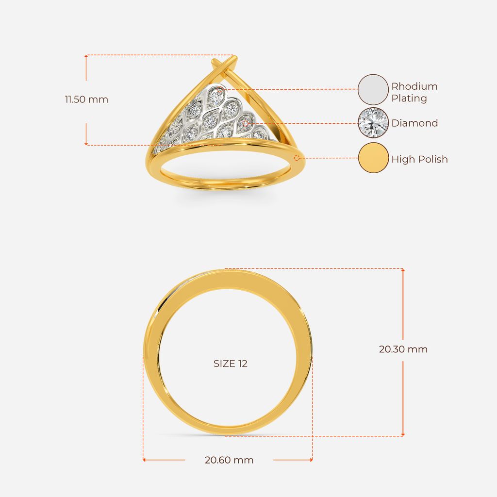 Knits Maze Diamond Rings