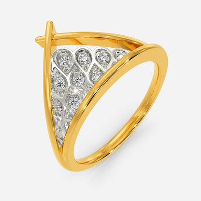 Knits Maze Diamond Rings
