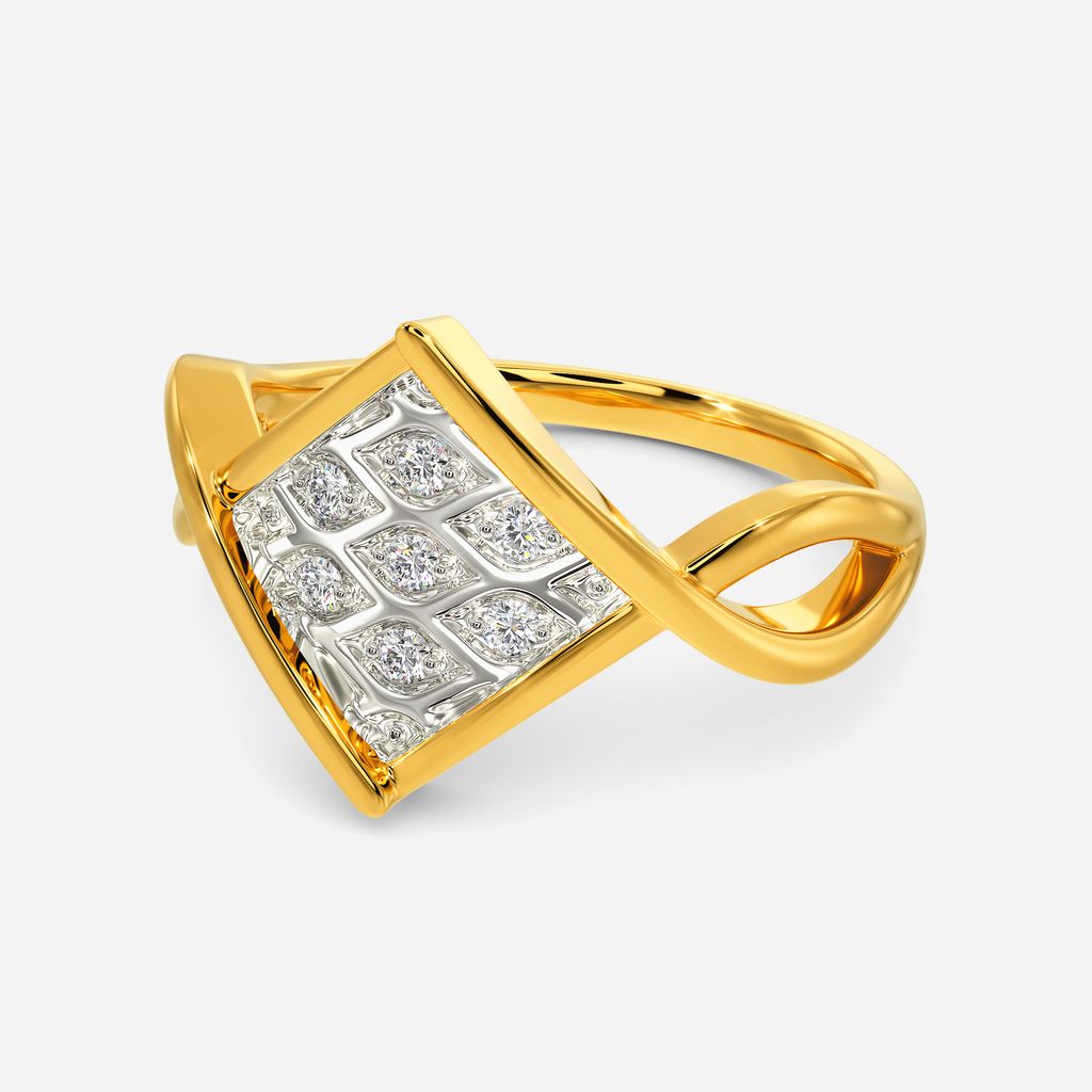Knit In The Round Diamond Rings