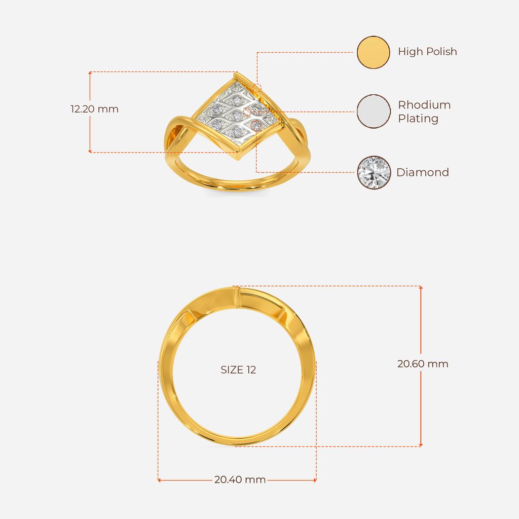 Knit In The Round Diamond Rings