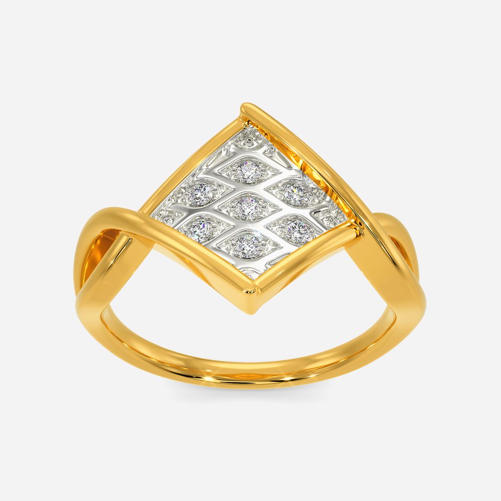 Knit In The Round Diamond Rings
