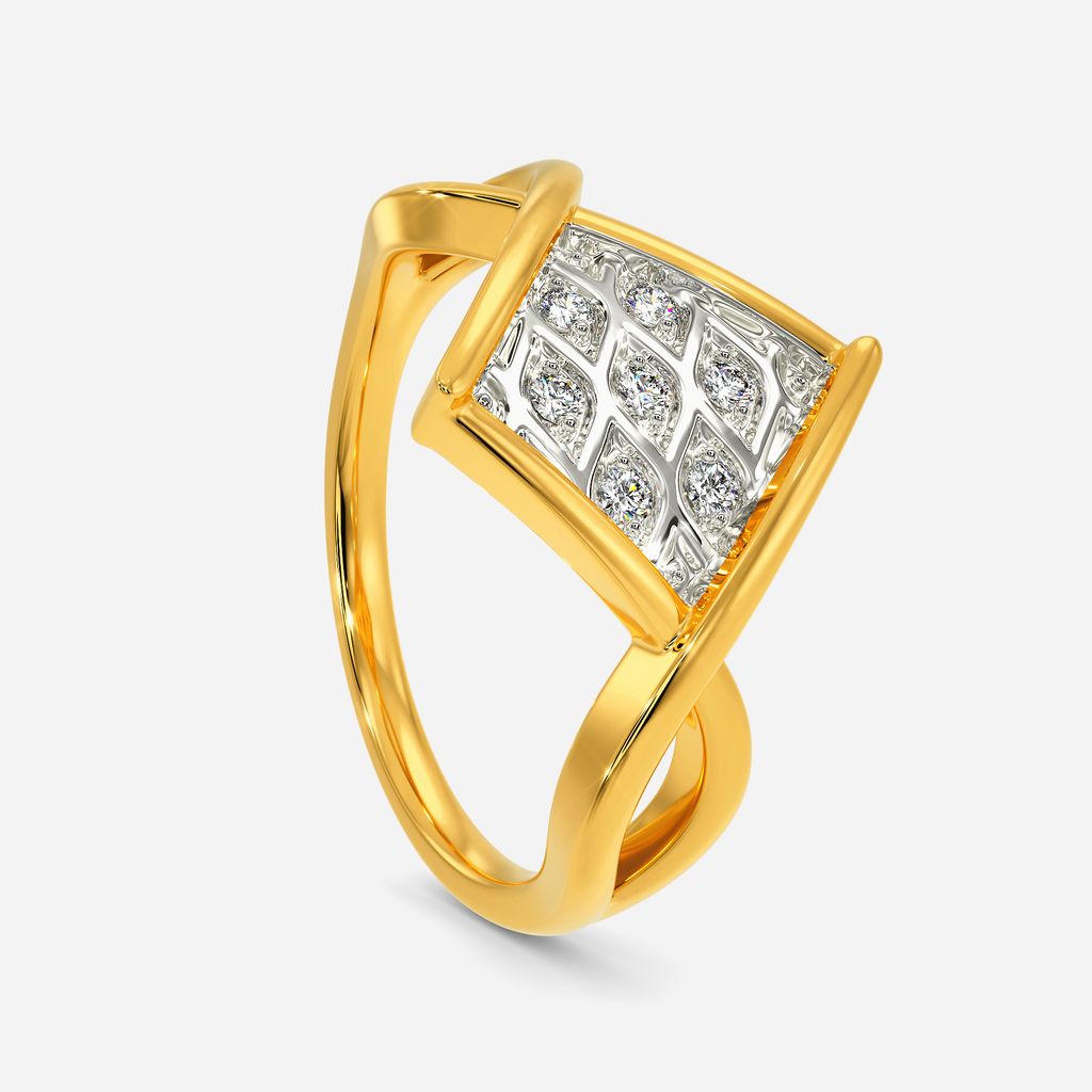 Knit In The Round Diamond Rings