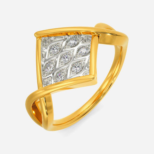 Knit In The Round Diamond Rings