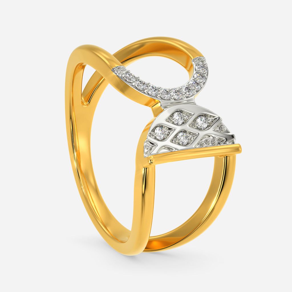 Knitted Together Diamond Rings