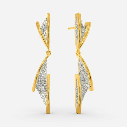 Knit Whimsy Diamond Earrings