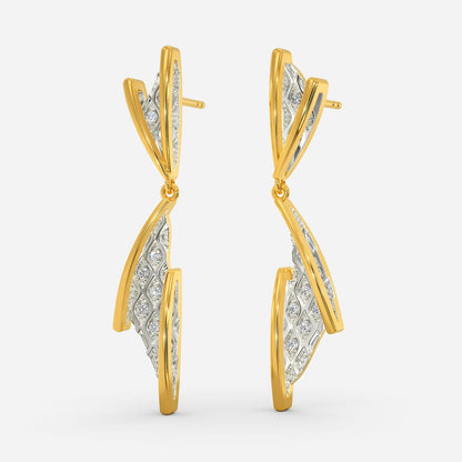 Knit Whimsy Diamond Earrings