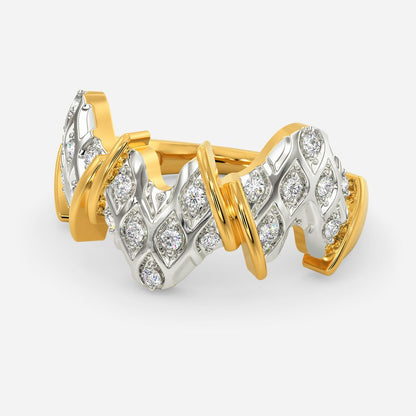 Knits Frill Diamond Rings