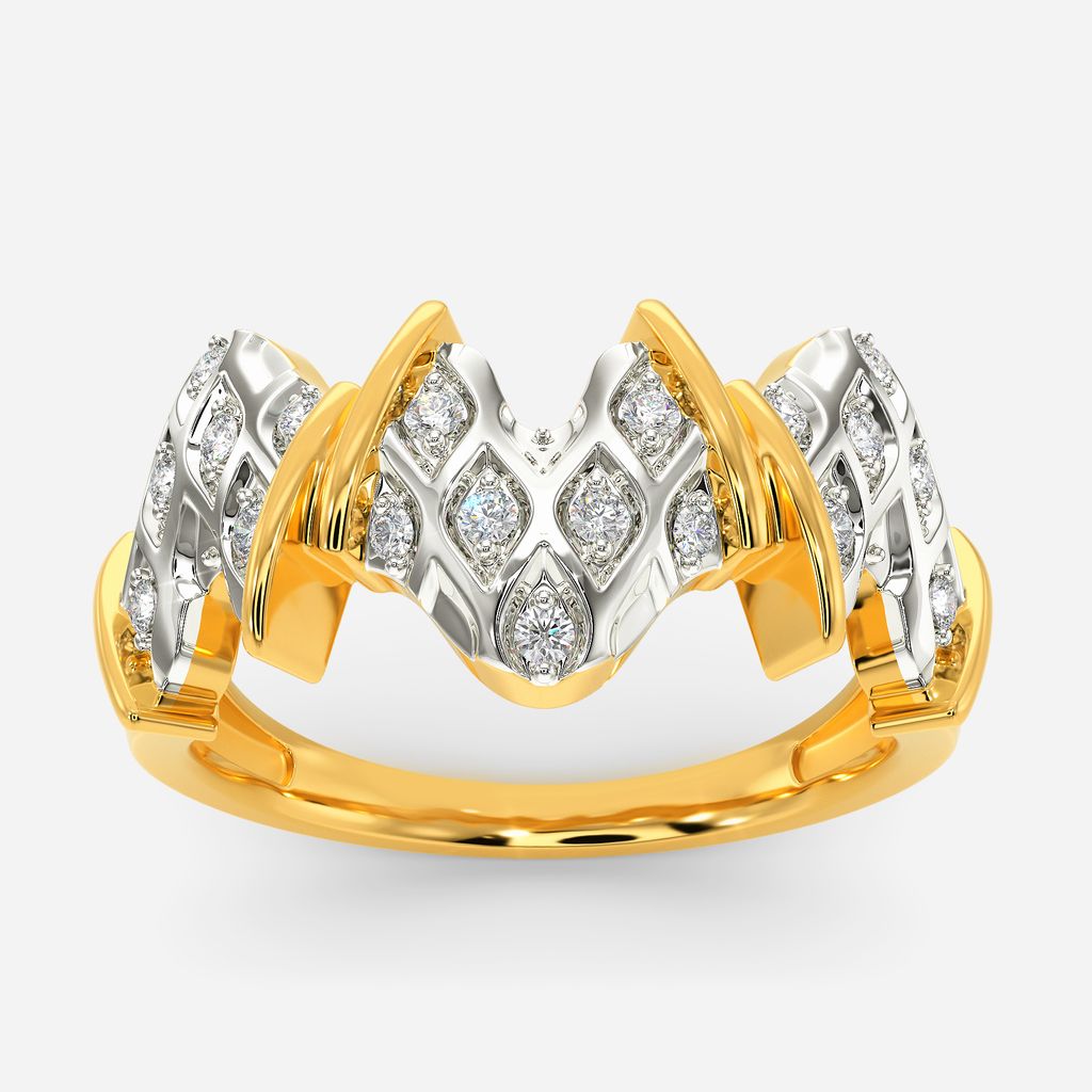 Knits Frill Diamond Rings