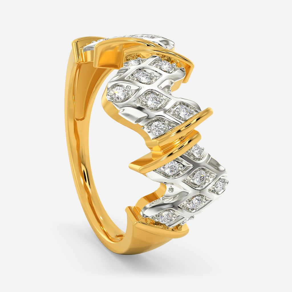 Knits Frill Diamond Rings