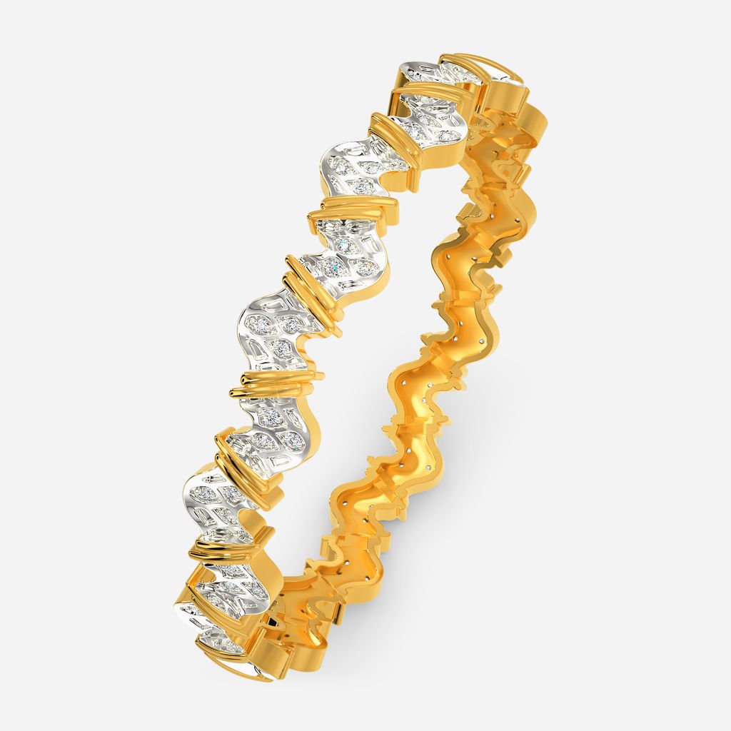 Knits Frill Diamond Bangles
