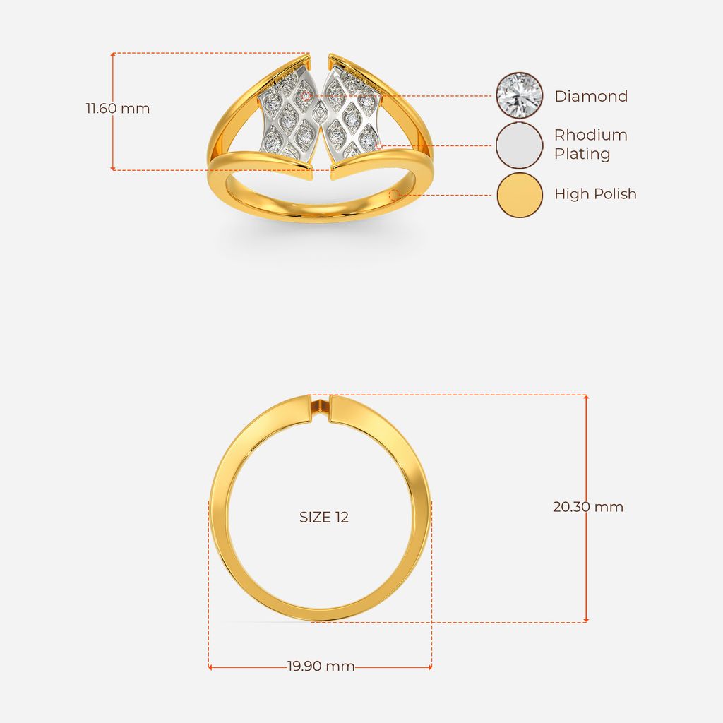 Knit The Hourglass Diamond Rings