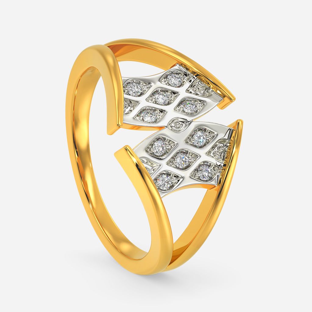 Knit The Hourglass Diamond Rings