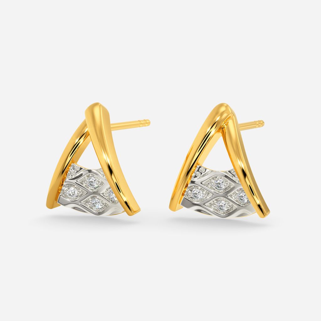 Knit The Hourglass Diamond Earrings