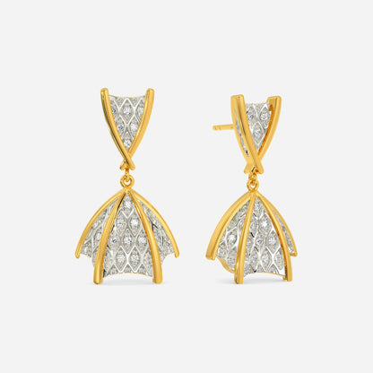 Knit With Love Diamond Earrings