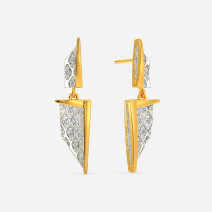 Knitly Attached Diamond Earrings
