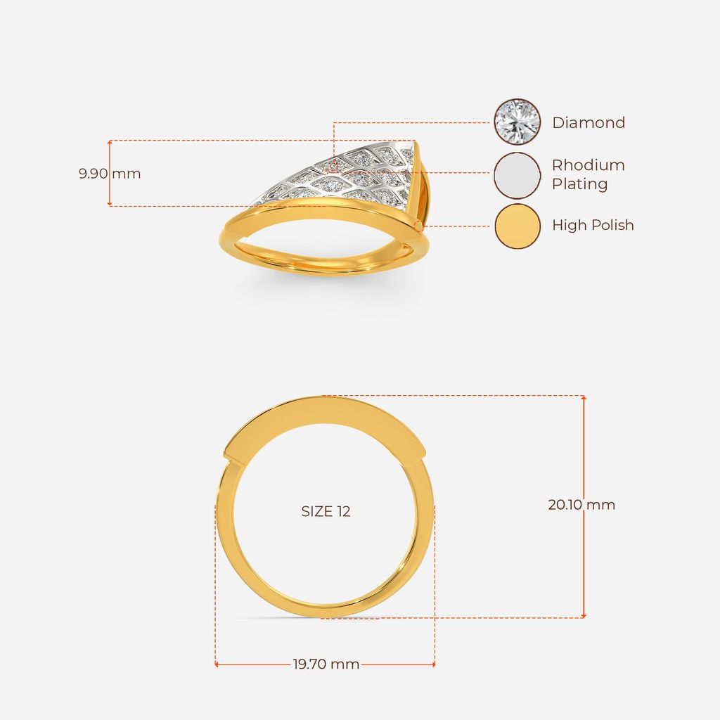 Knitly Attached Diamond Rings
