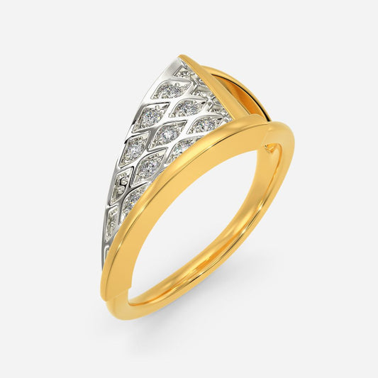 Knitly Attached Diamond Rings