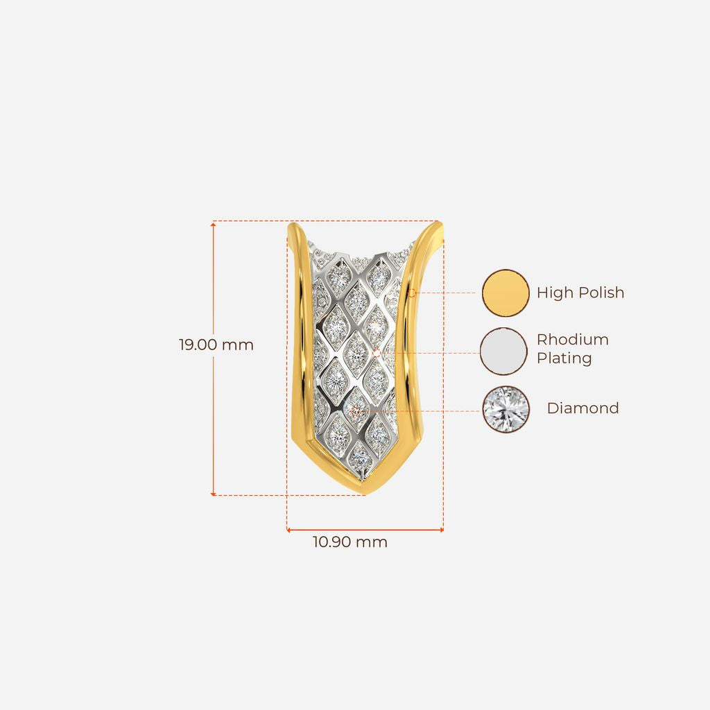 Knit Grit Diamond Earrings