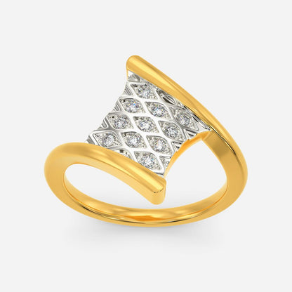 Twined Knits Diamond Rings