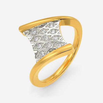 Twined Knits Diamond Rings