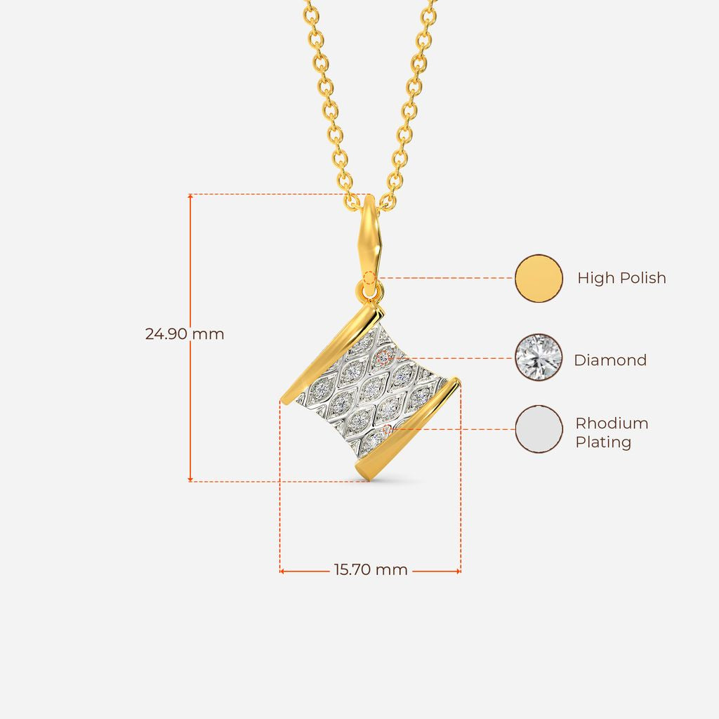 Twined Knits Diamond Pendants