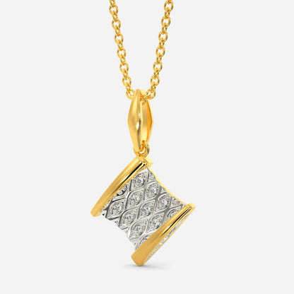 Twined Knits Diamond Pendants