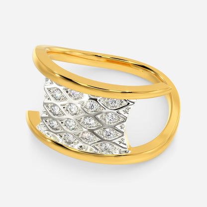 Moss Knit Diamond Rings